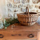 Vintage wicker basket