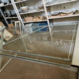 Glass office table