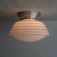 White opal glass globe ceiling light with aluminum fixing base LAMP-7330