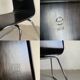 7 Pagholtz tubular steel stackable dining chairs | West Germany | 1960s