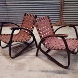 Pair of Jan Vanek armchairs for Up Zavody 1930