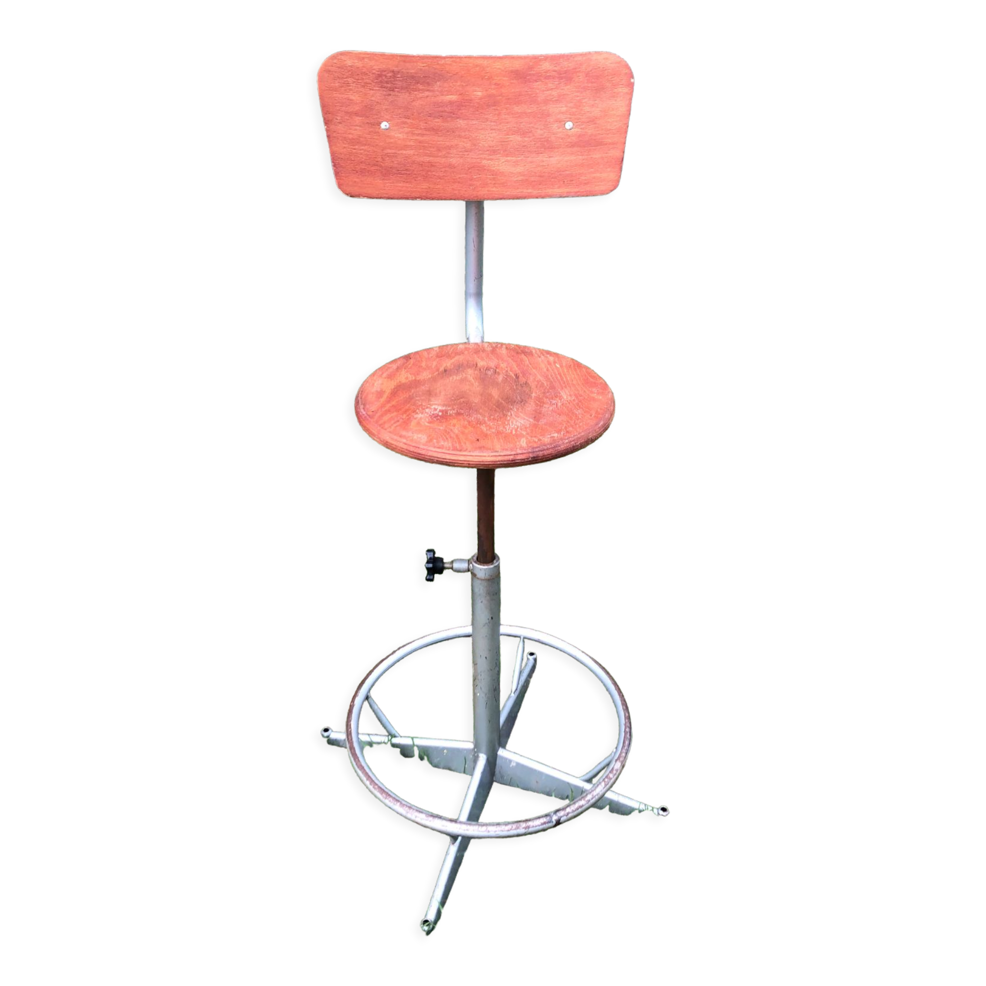 Vintage industrial workshop chair 50s/60s