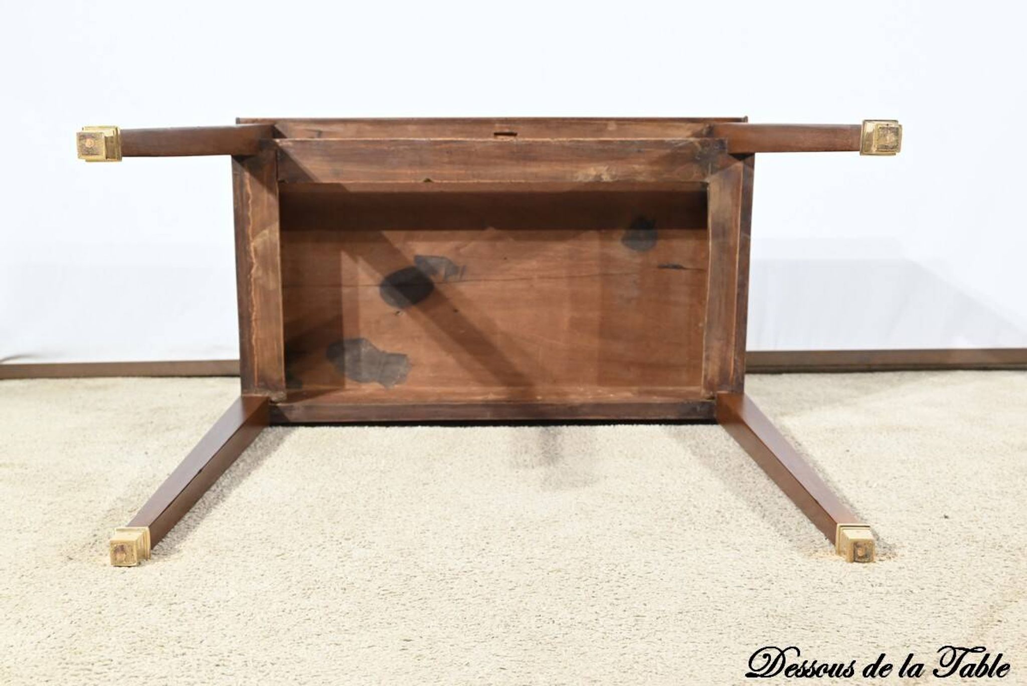 Table en acajou de Cuba, époque Directoire, début XIXème