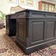 Classic English Black Chesterfield Desk
