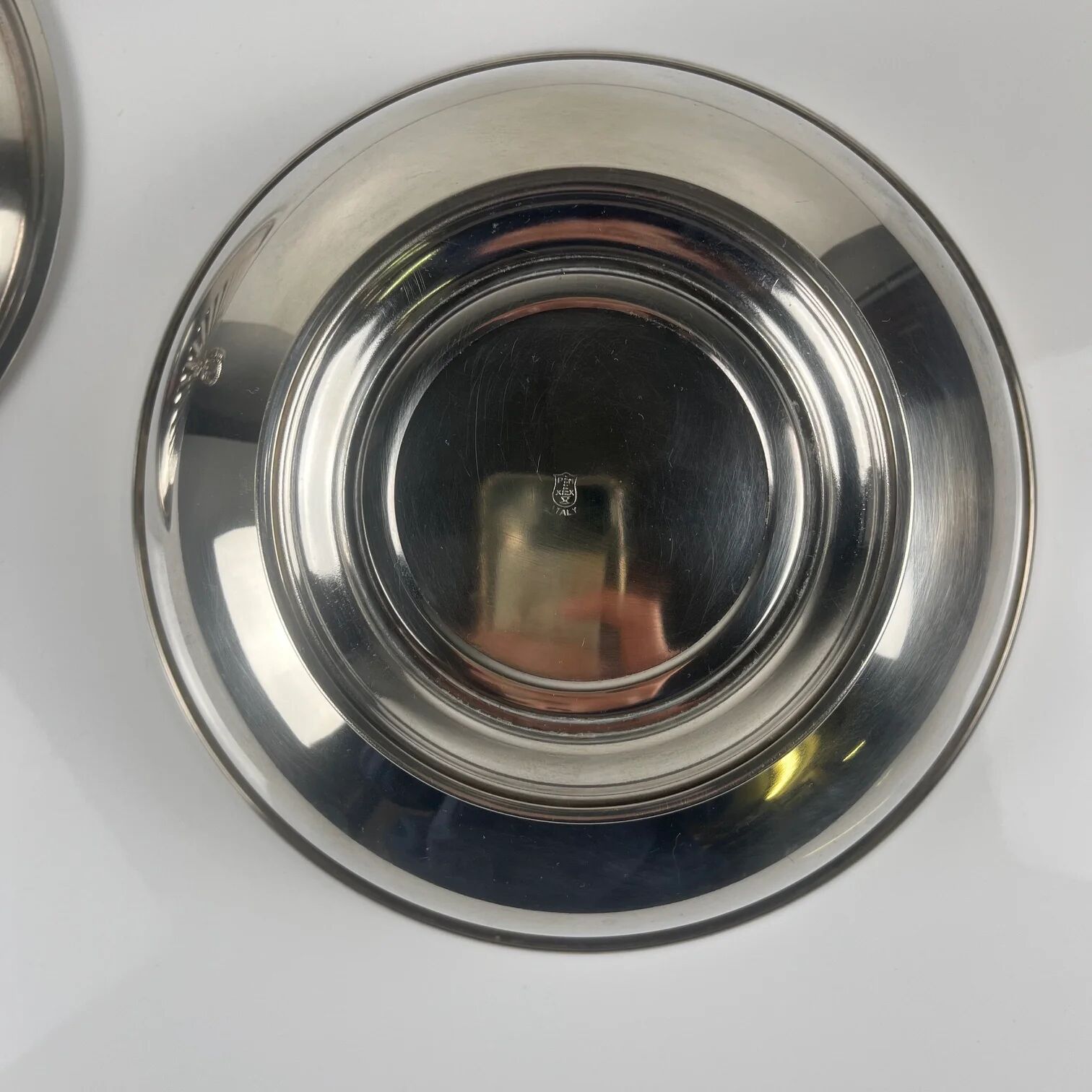 Vegetable dish / Italian soup tureen in silver-plated metal, PM Italy, circa 1960-1980.