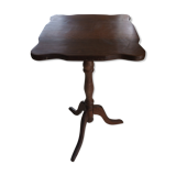 Mahogany square healing tripod foot