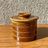 Water butter dish Stoneware Berry pottery vintage 60s