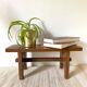 Tabouret bas ou  porte plante en bois