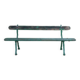 19th century cast iron public garden bench