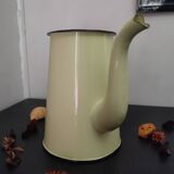 Cafetière en tôle émaillée jaune
Vintage
