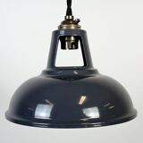 Vintage Industrial Grey Painted Ceiling Lamp, 2000s
