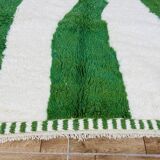 Traditional handmade pure wool Berber rug size 150 x 250 cm.