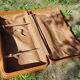 Valise vintage marron clair