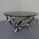 Space Age Glass Coffee Table by Knut Hesterberg for Ronald Schmitt, 1960s