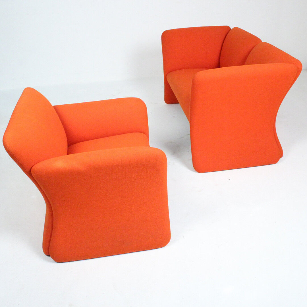 Set 2 pieces of Nanna Ditzel's vintage living room for Getama, Denmark 1980