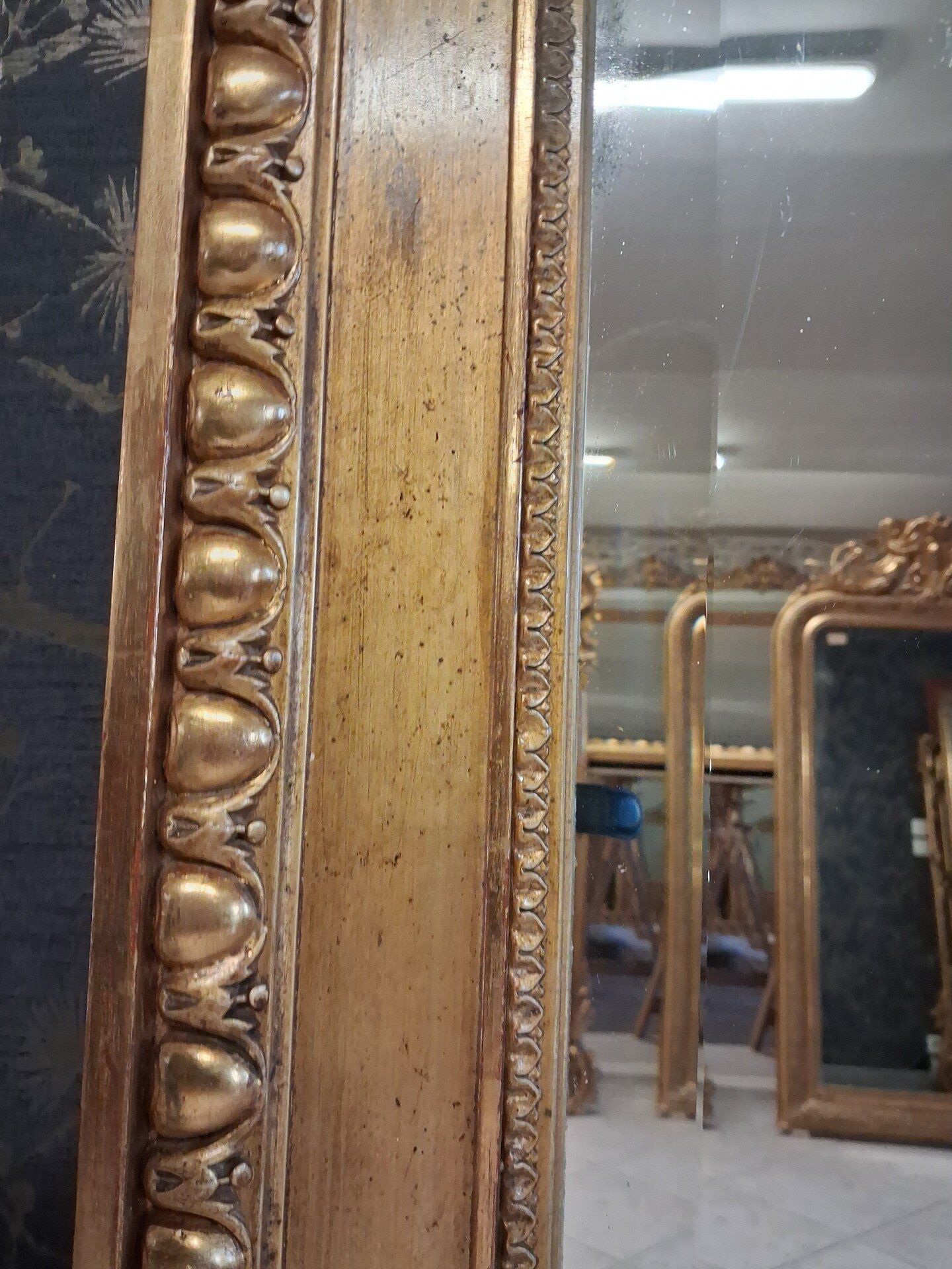 Miroir époque XIX 204 x 110