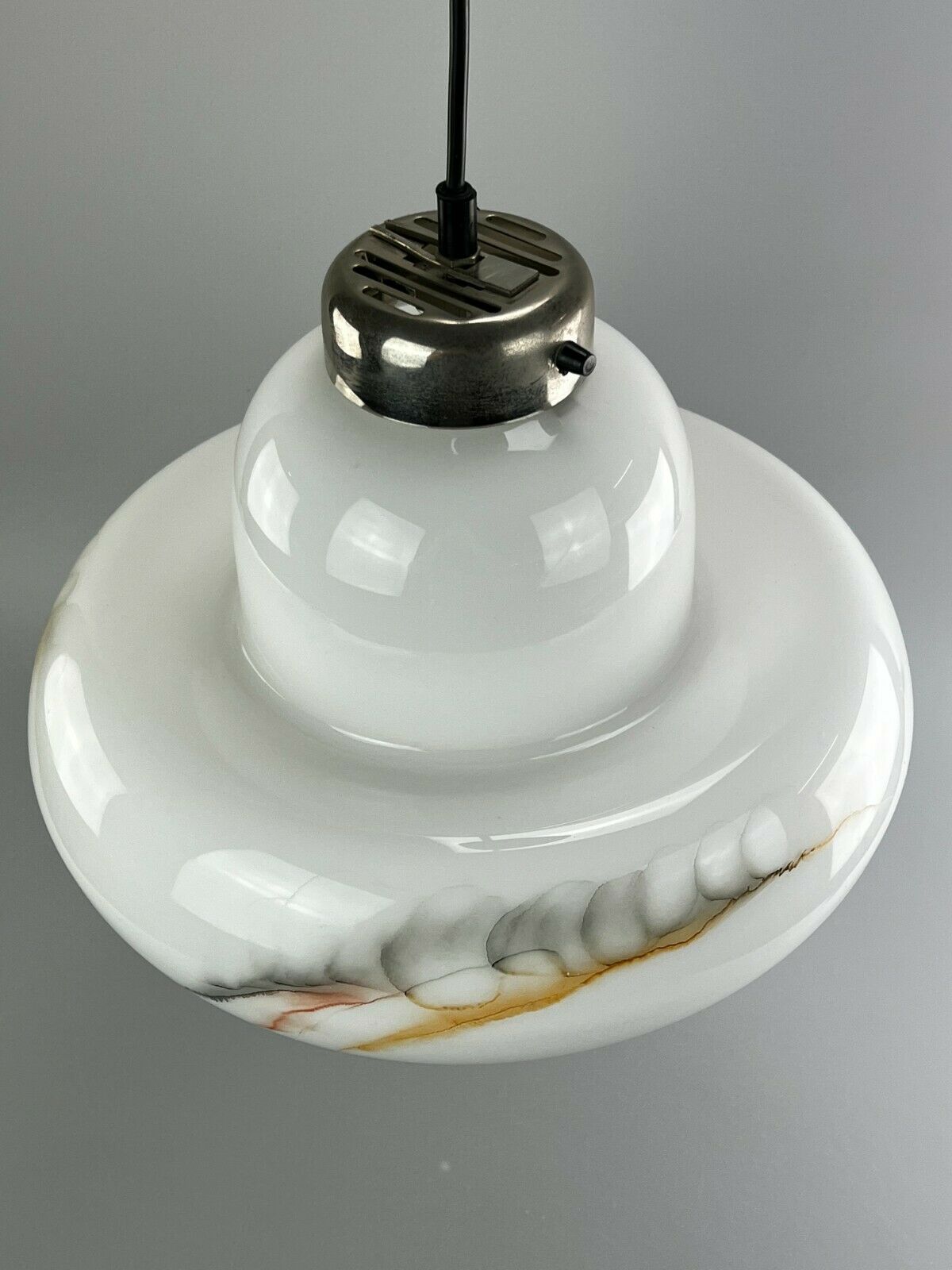 60s 70s lamp light hanging lamp glass ceiling lamp Space Age Design 60s