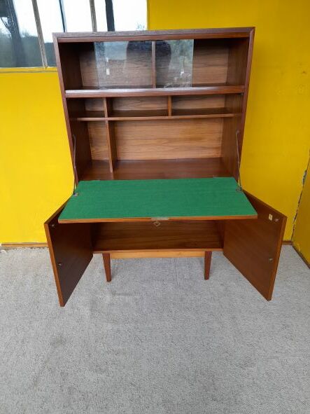 Scandinavian style secretary in vintage UNIFA teak