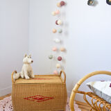 Rattan toy box