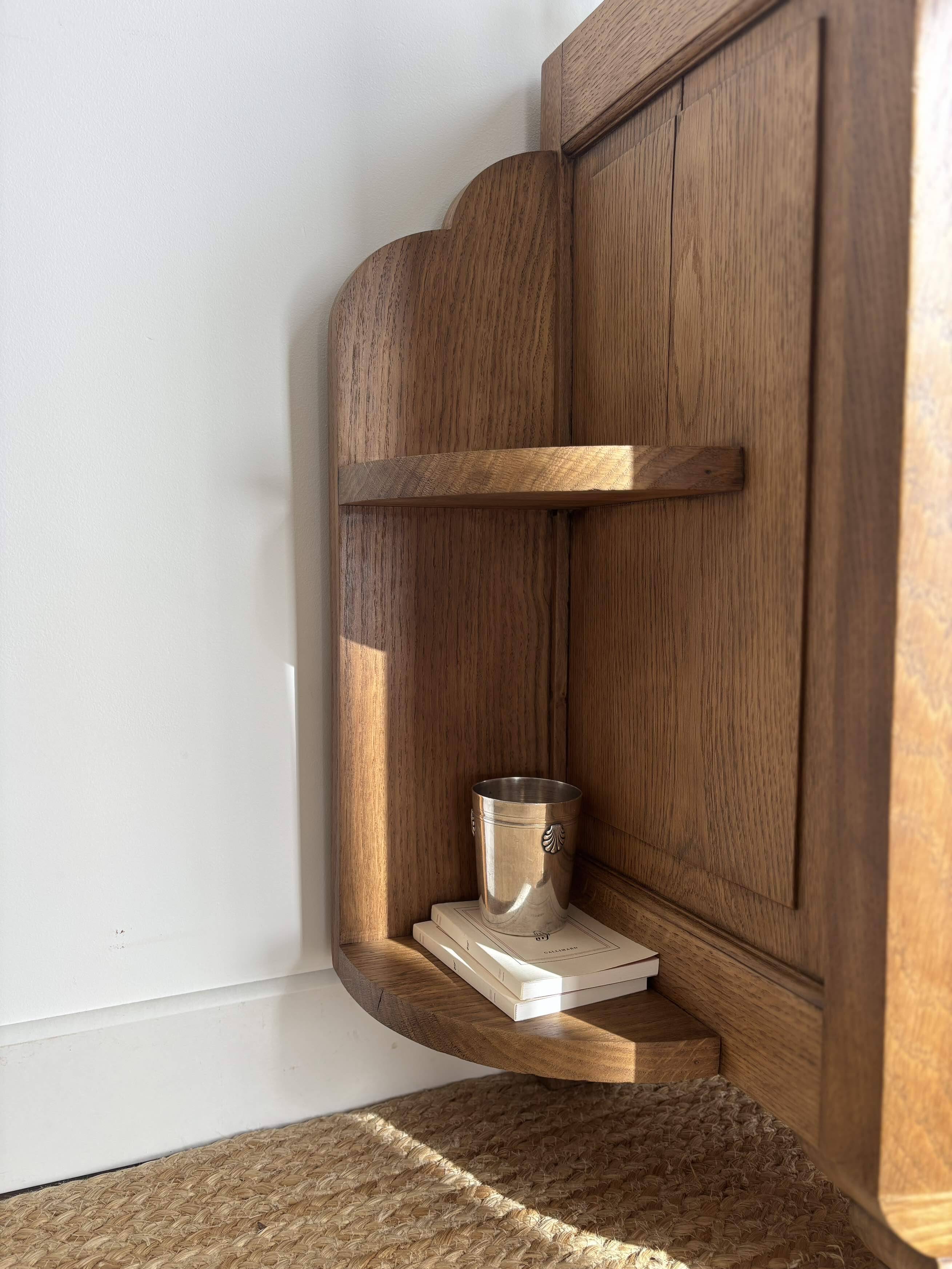 Restored Art Deco bedside table or accent furniture