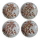 dinette Terre de fer bird plates exclusive to LE BUCHERON