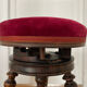 Nineteenth century rosewood piano stool