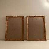 Pair of floral engravings signed redouté