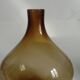 Vase en verre fumé marron