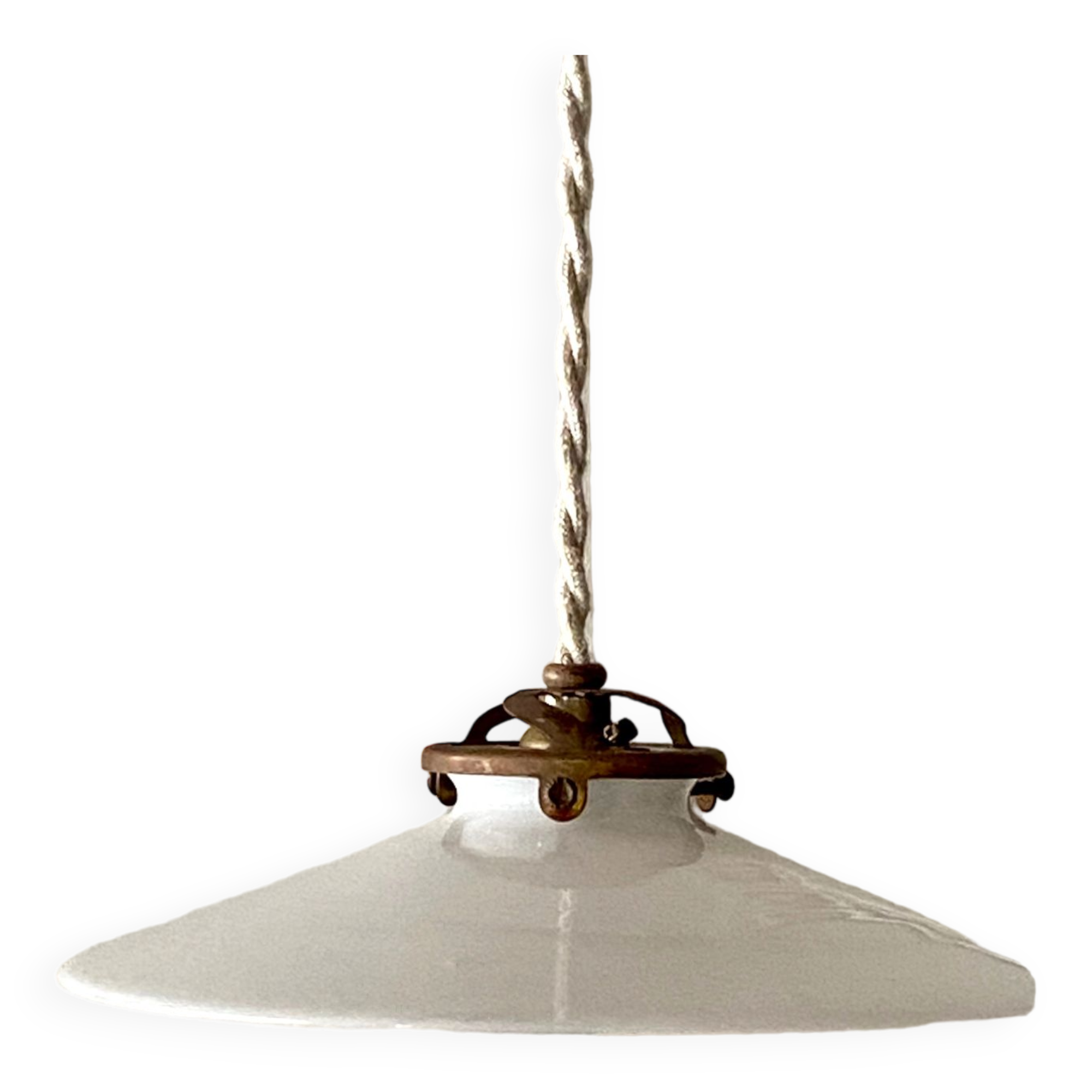 Opaline pendant light