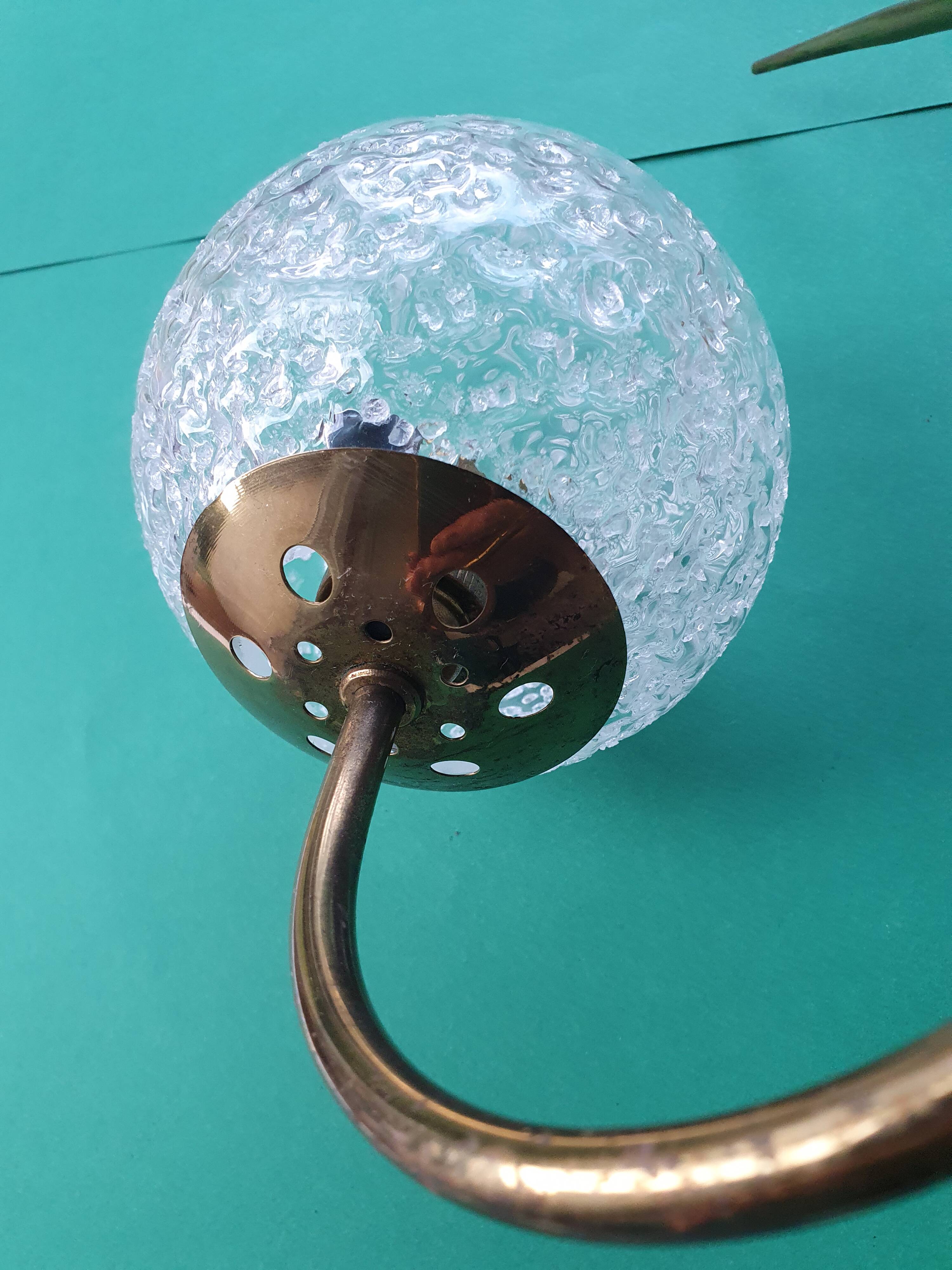 Vintage three-light chandelier