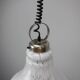 1970s Czechoslovak Mid-Century Glass Pendant Lamp with Marbled Shade