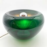 Lampe verte en verre de Murano, space age, 1970