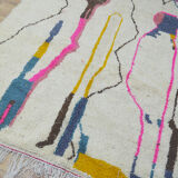 Tapis berbère coloré fait main 290 x 186 cm
