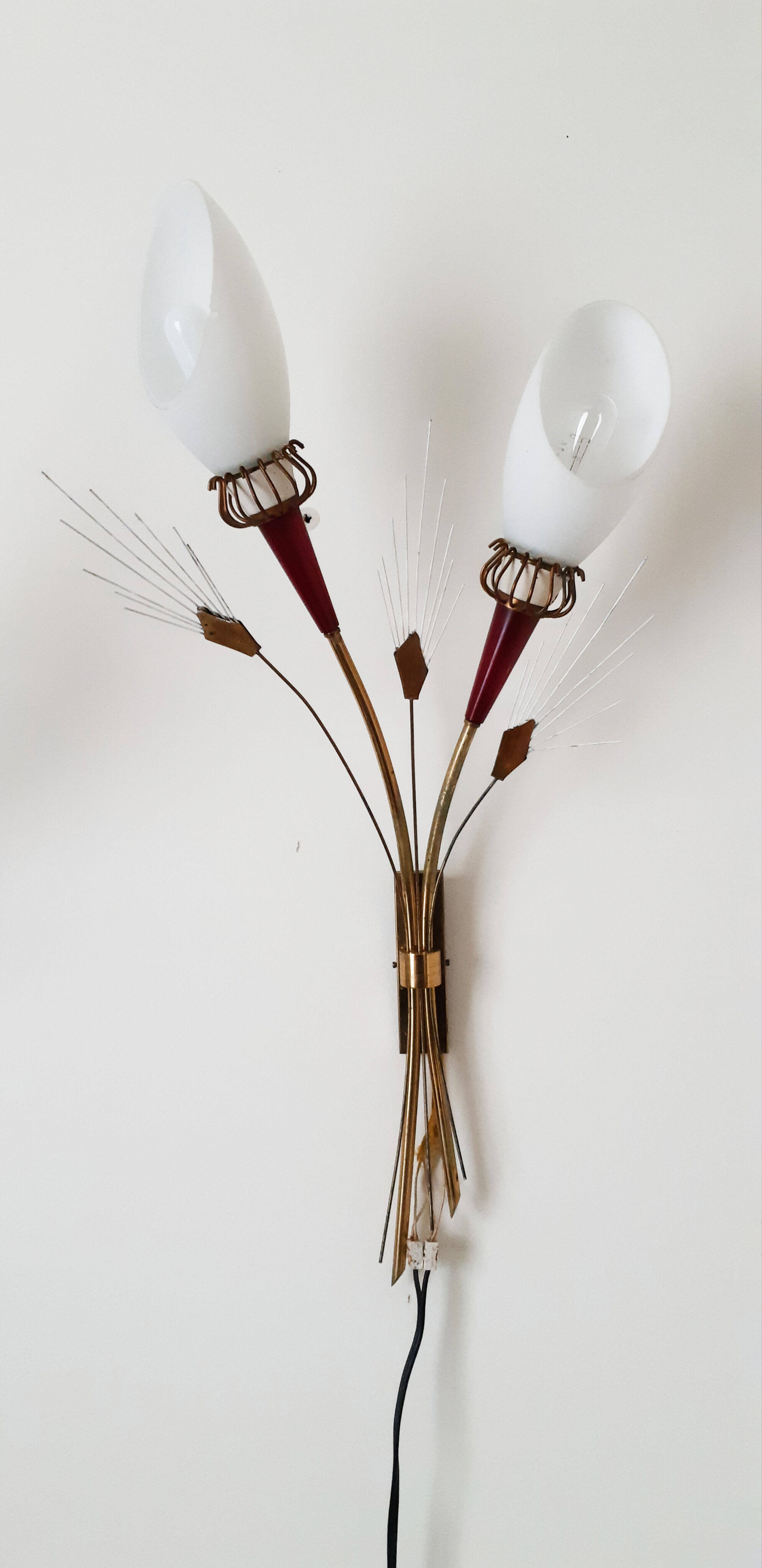 Pair of vintage wall sconces