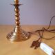 Turned brass lamp, 1960.