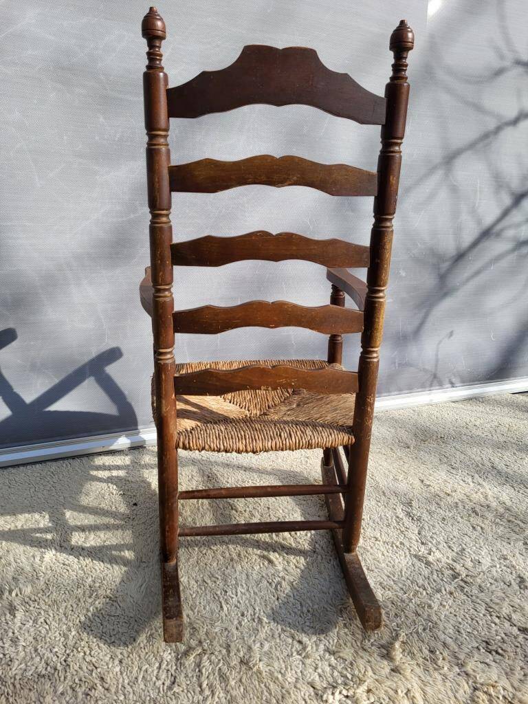 Old rocking nurse chair