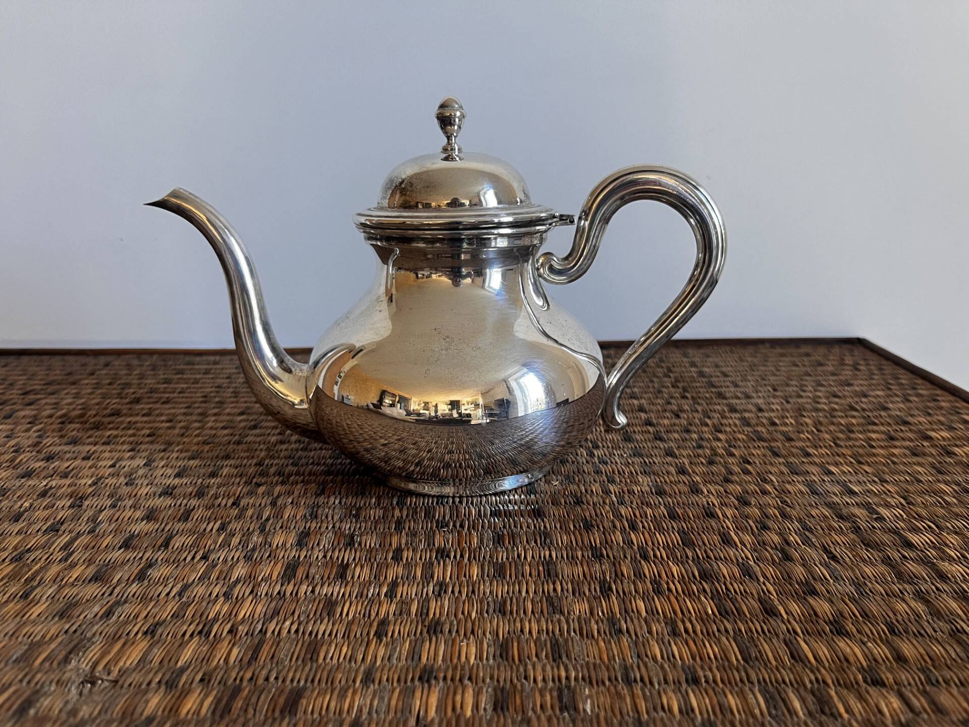 Silver-plated teapot