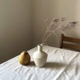 White soliflore vase