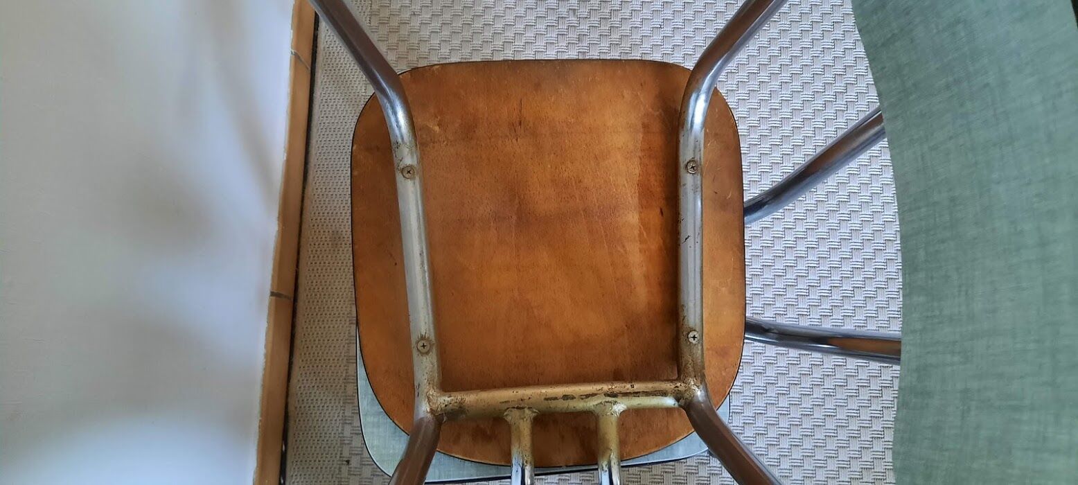 Lot of vintage formica chairs