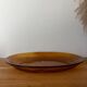 Vintage set of 6 amber brown plates Arcoroc Sierra