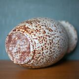 Speckled ceramic vase, west germany
