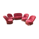 sofa/seating lounge set and 4 toad chairs