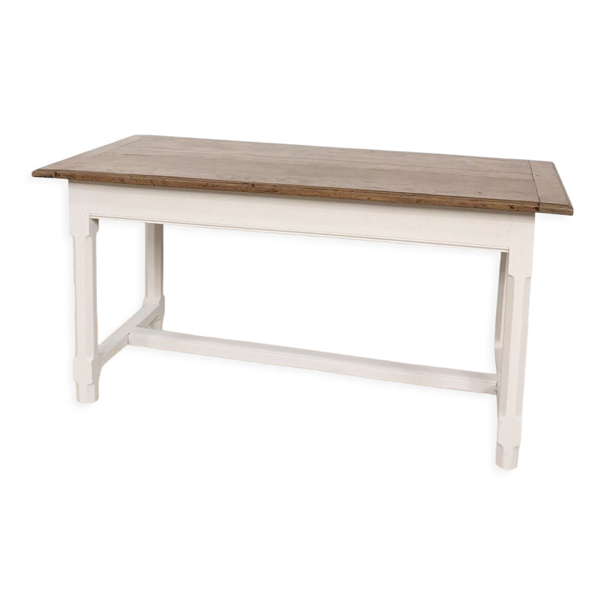 Solid wood farmhouse table