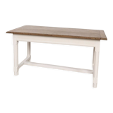 Solid wood farmhouse table
