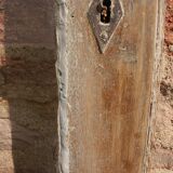 Glass entrance door in solid oak