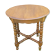 Side table with beaded legs