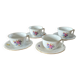 4 Royal Epiag cups and saucers
