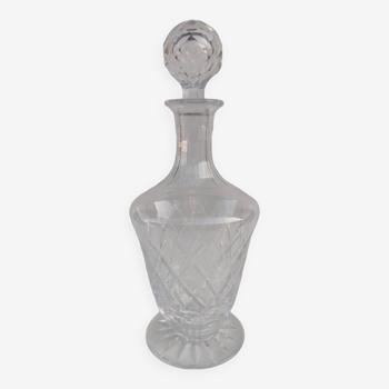 Crystal decanter, first half of the 20th century.