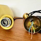 Breathtaking Brass Pendant Lamp with Counterweight by Florian Schulz