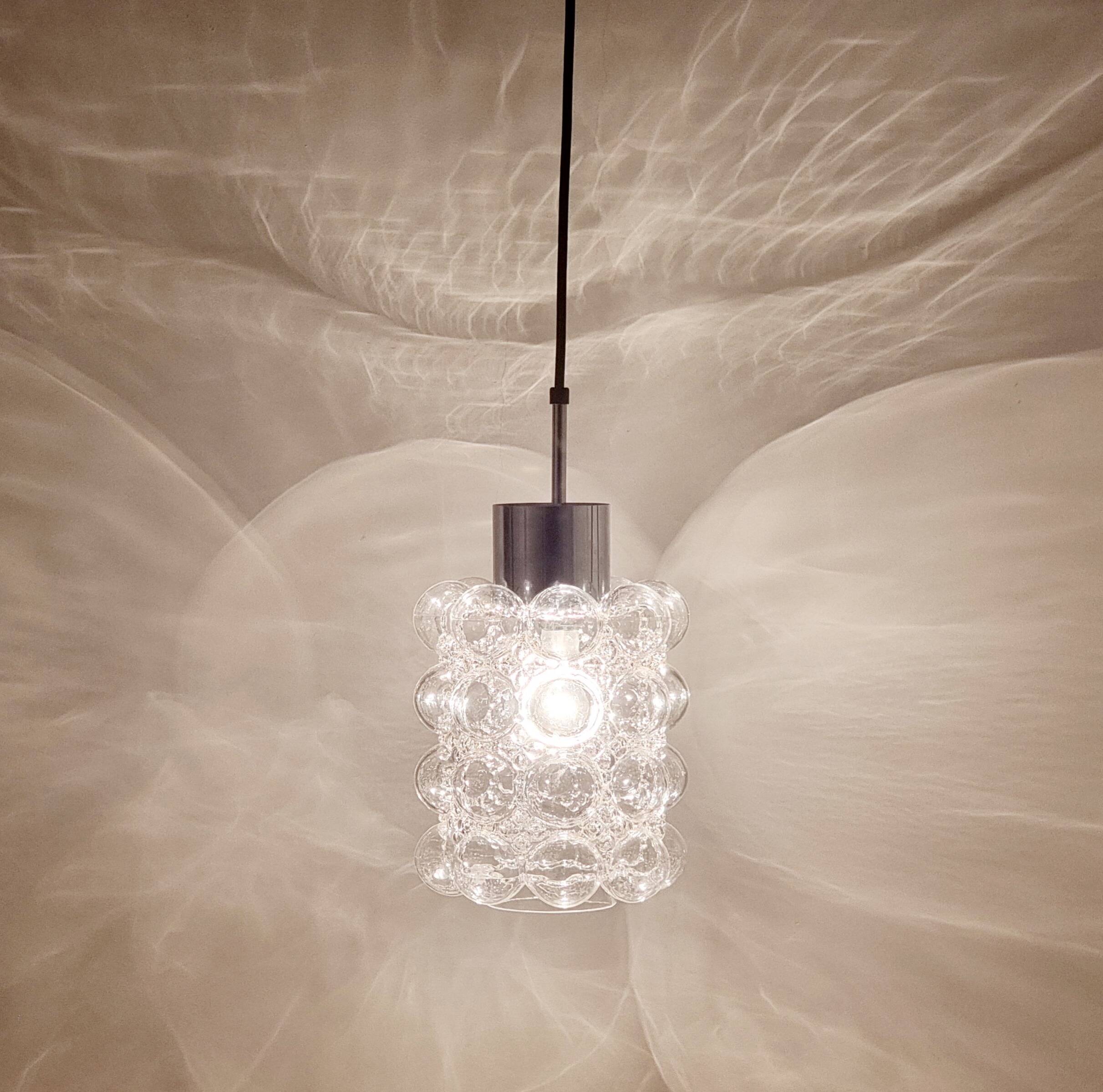 Mid-Century Bubble Glass Ceiling Light by Helena Tynell for Limburg, 1960s
